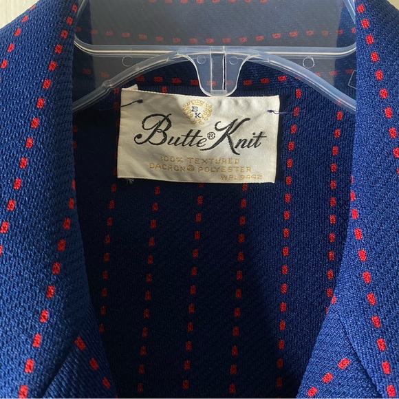 vtg Butte Knit • Double Breasted Overcoat Dress - Picture 2 of 9